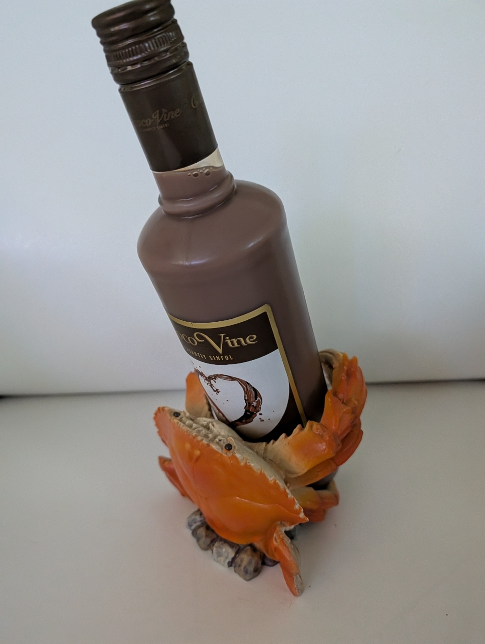 Resin Crab Wine Bottle Holder